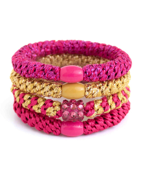 BANDITZ Combo - Fushia Gold Stras
