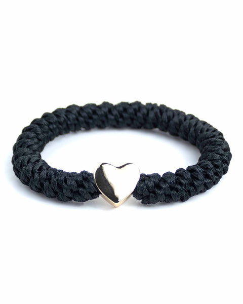 Charmz - Heart Black (Gold)