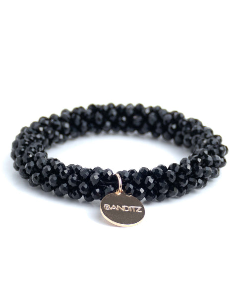 BEADZ - Black (gold charm)