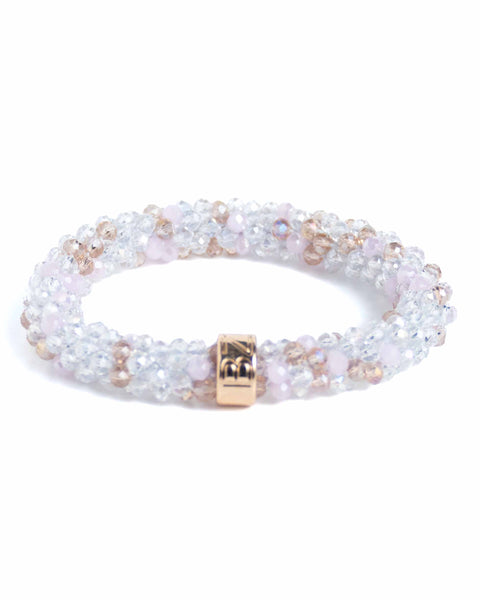 BEADZ - Crystal Beige Soft Pink (Gold)