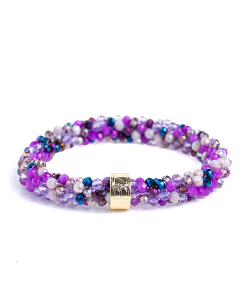 BEADZ - Happy Purple Mix  (RVS Gold)