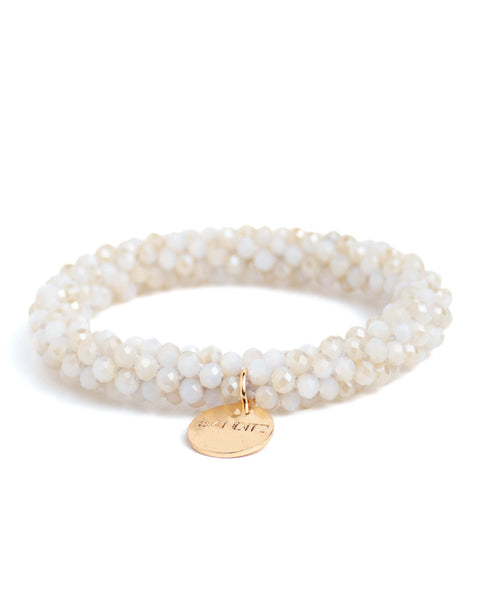 BEADZ - Ivory Beige (gold charm)