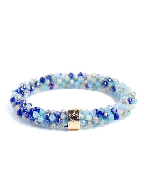 BEADZ - Light Blue Mix (RVS Gold)