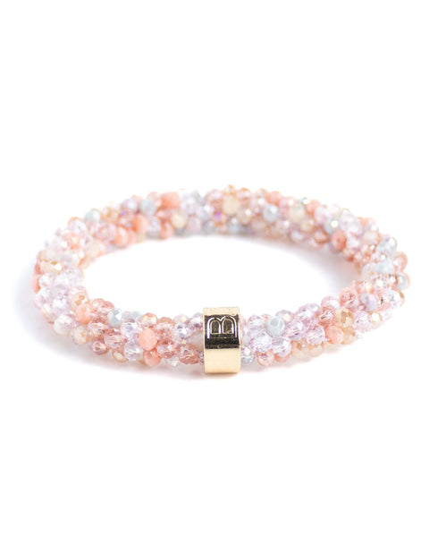 BEADZ - Light Coral Peach Mix (RVS Gold)