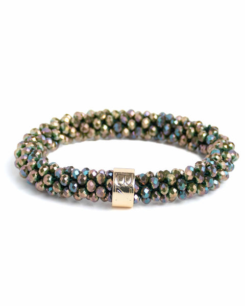 BEADZ - Pearl Green (RVS gold)