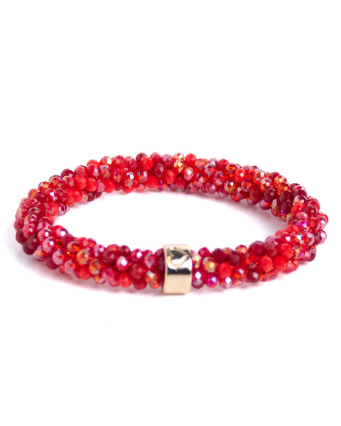 BEADZ - Red Bordeaux Mix Glitter (Gold)