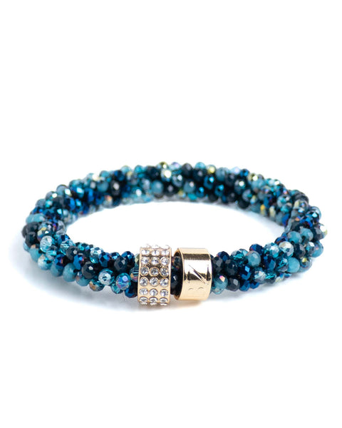 BEADZ LUX - Blue Mix (RVS Gold)