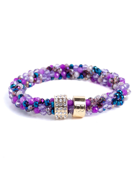 BEADZ LUX - Happy Purple Mix  (RVS Gold)