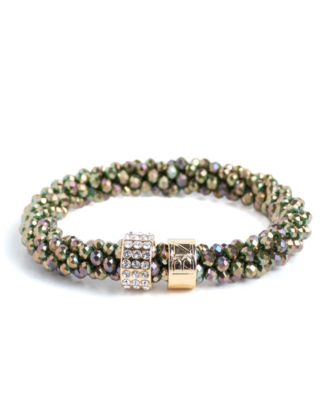 BEADZ LUX - Pearly Green (RVS Gold)