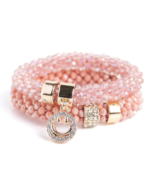 BEADZ LUX SET - Baby Pink Smiley