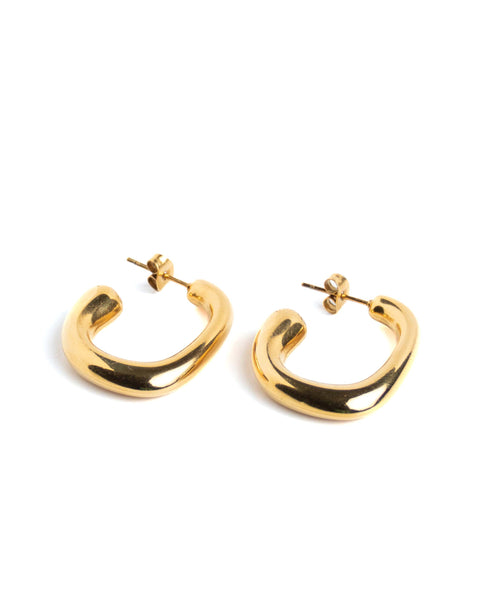 EARRINGS - Chunky Bold Oval Hoopz