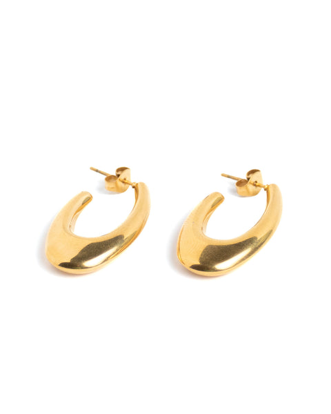 EARRINGS - Flat Oval