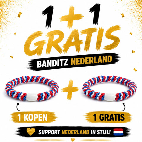 Banditz -  Nederland White Bead 1 + 1 gratis